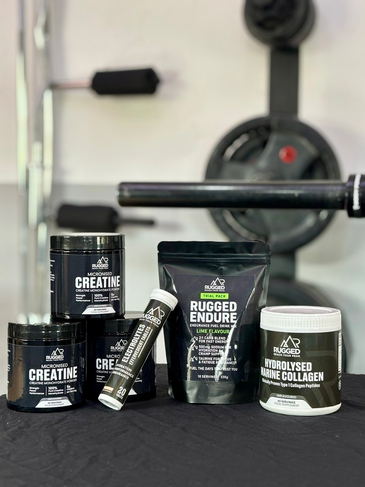 Supplement products including creatine and endurance supplements 
