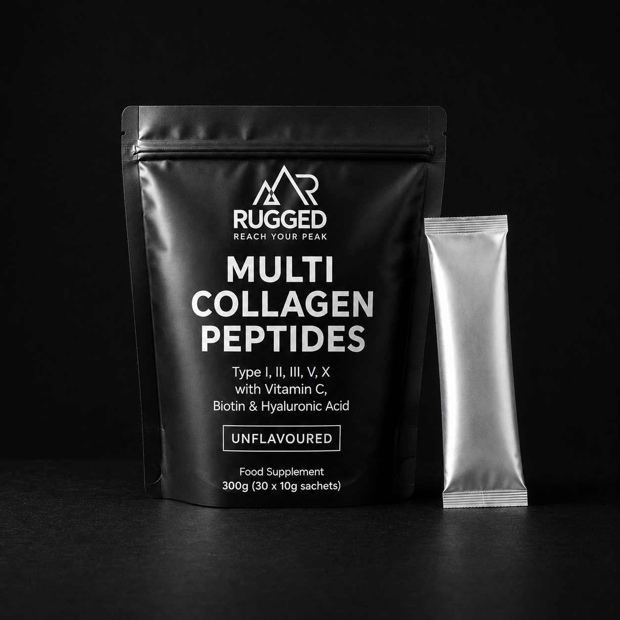 RUGGED Multi Collagen 8-1| 30 Daily Sachets